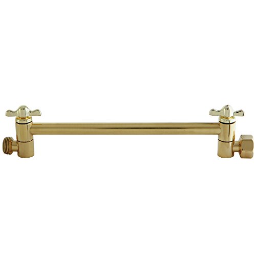 Kingston Brass K153A1 - Braccio da doccia regolabile Hi-Lo, 25,4 cm, K153A2