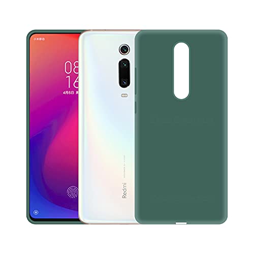 Image of Case Creation Luxurious OG Series for Redmi K20 Case Cover,Anti-Dirty Slim Case Frosted Matte Cute Candy TPU Raised Bezel (Splash of Color) Back Cover for Xiaomi RedmiK20 -Wine Green