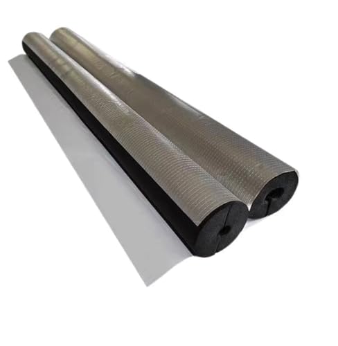 Guaina isolante autoadesiva per tubi, 34 mm x 50 mm x 95 cm, tubo in schiuma pre-fessura, per protezione invernale dal gelo, ideale per sistemi di irrigazione e irrigazione all'aperto