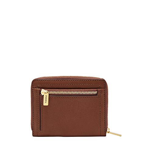 Fossil Women's Logan Leather Rfid-Blocking Mini Multifunction Bifold Wallet #TOP3