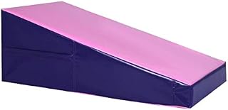GYMAX Incline Gymnastics Mat, Wedge Shape Gymnastics Incline Mat Non-Folding Gymnastics Gym Fitness
