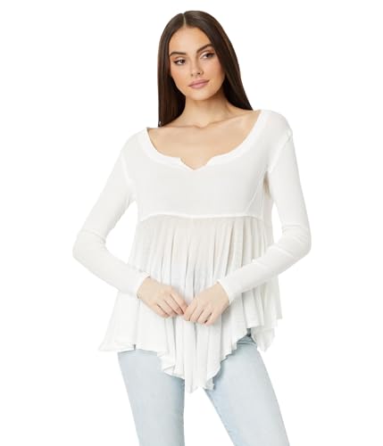 Free People Women's Clover Babydoll, Ivory