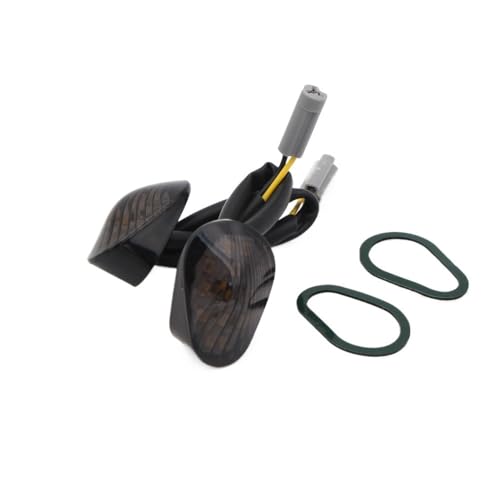 Clignotants LED moto encastrés noirs 12V pour YZF R1 R6 R6S