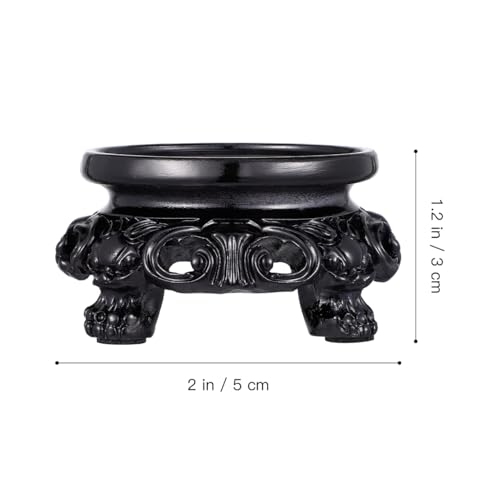 Support de boule de cristal socle en pierre pour lithothérapie