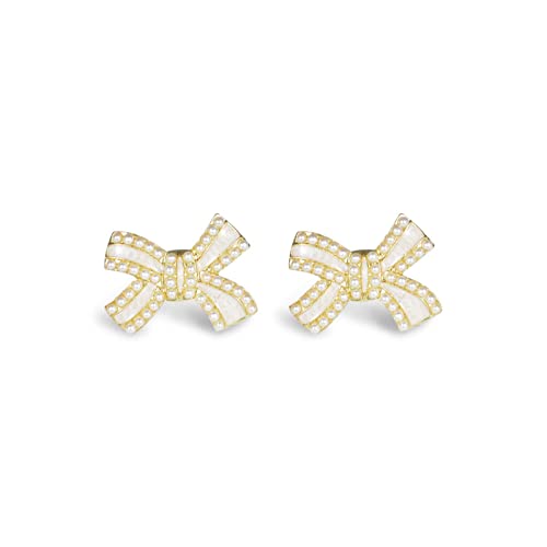 Boucles d'oreilles en argent 925 exquises avec perles de prestige
