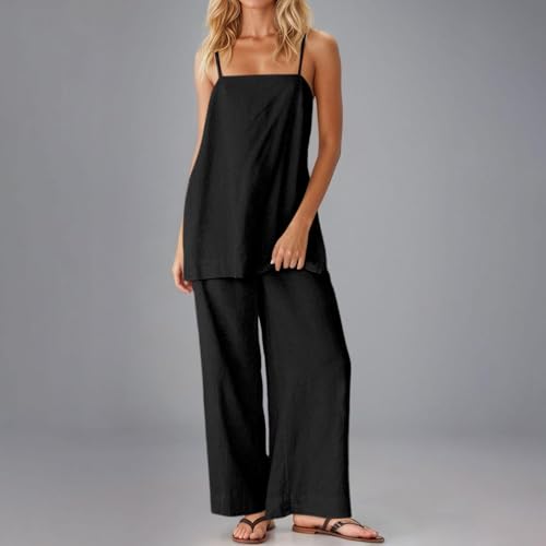 Conjunto de lino mujer transpirable para superar el calor con comodidad diaria 4