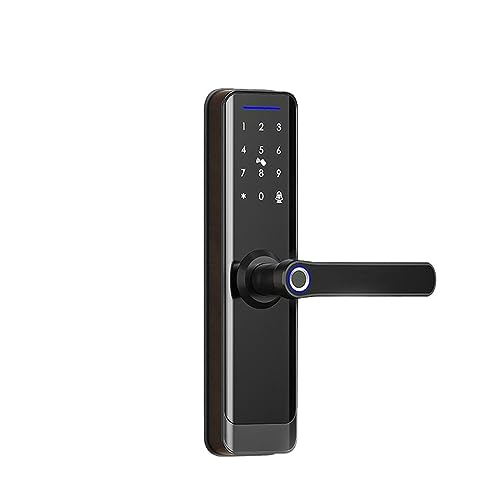 Serrure de porte intelligente WiFi avec code et carte IC - 2