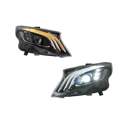 Faros delanteros Benz Clase V Vito para solucionar fatiga visual con luces DRL