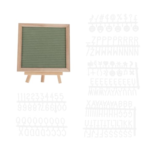 LOLIPPYY Planche à Lettres Bois avec Support Tableau Affichage Message Stable pour Décoration Maison Bureau Panneau Annonce Polyvalent pour Café et Boutique