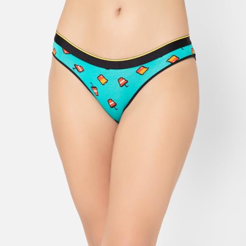 Image of Bummer Women's Printed Micro Modal Bikinis Panties | Soft & Breathable Underwear |Combo Pack of 2