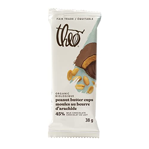 Theo Organic Milk Chocolate Peanut Butter Cups 1 Pack | Fair Trade #TOP5