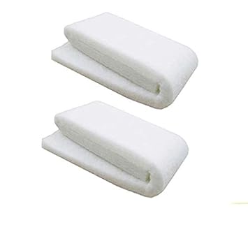 COLOURFUL AQUARIUM? - White Filter Sponge Sponge - 3 feet Layer - Aquarium Tank Filter | 2 Pieces