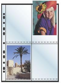 Arrowfile 6" x 4" (150mm x 100mm) Clear Acid-Free Photo Pocket Refills Pages