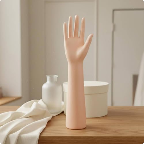 Guante para mujer protección solar resistente y sin dedos para modelado de mano 7