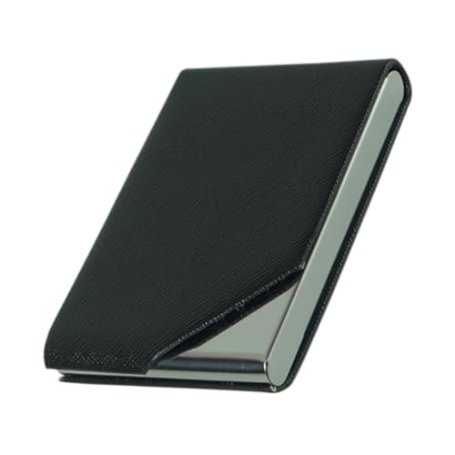 Image of Luxurious Vertical Card Holder -Unisex Design- RFID Blocking Ultrathin Stainless Steel 1 x 10 x 6 cm Size for 15-20 Business Card and 5-8 Card Debit Credit ATM Corporate Gift (Non-Customized)
