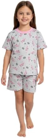 Conjunto Pijama Infantil Menina Verão 100% Algodão - Dinossauros ...