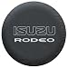 Isuzu Rodeo 30" Spare Tire Cover w/ Isuzu Rodeo Logo - Premium Quality Haartz Black Denim Vinyl