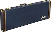 Navy Blue vinyl wrapped 3-ply hardshell wood case 8mm sides and 5mm top and bottom Brown vinyl wrapped steel core carry handle Soft crushed acrylic plush interior lining Large accessory storage compartment with lid