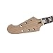 Yinfente Guitar Neck 22 fret 24.75 inch Electric Guitar Rosewood Guitar Fretboard Binding Headstock Block Inlay