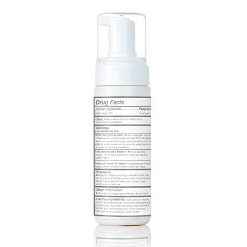 Fridababy Mom Perineal Medicated Witch Hazel Healing Foam For Postpartum Care, Relieves Pain And Reduces Swelling, White, 5 Fl Oz #TOP4