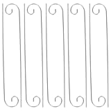 TIDTALEO Wetterfeste Gartenhaken 10 Stück aus Robustem Eisen für Pflanzenetiketten und Vogelfutterhäuser im Garten