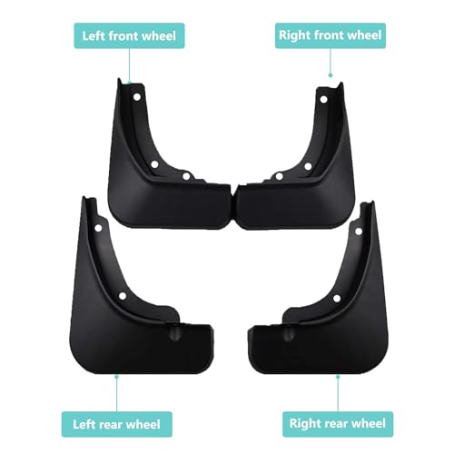 Image of Mud Flaps Compatible with 2026 Kia Sportage Accessories 2025 2024 2023 Splash Guards NQ5 All Weather Fender Guard Mudguards Sediment Protection No Need to Drill Holes