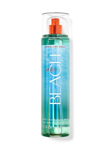 Image of Bath & Body Works At The Beach Fine Fragrance Mist| For Women|Long Lasting | Light & Refreshing |Layerable Body Spray for Women | Dermatologist tested | Infused with Essential Oils | 236 ml / 8 fl oz