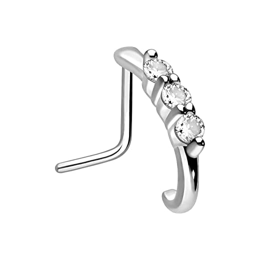 Piercingline piercing en acier chirurgical ® piercing de nez 0,8 mm