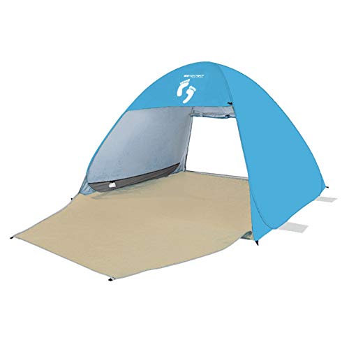 Tente de plage pop up automatique : fini le vent et le soleil fort avec cet abri de plage instantanée