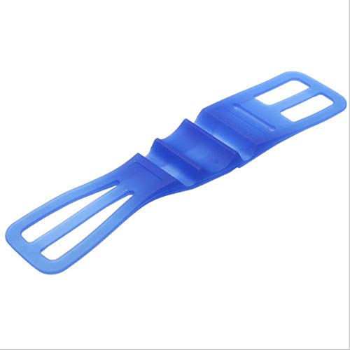 Libertroy Correa para Bicicleta Soporte para teléfono Manillar para Motocicleta Soporte para Montaje en teléfono Clip Ajustable para teléfono Soporte de navegador multifunción - Azul