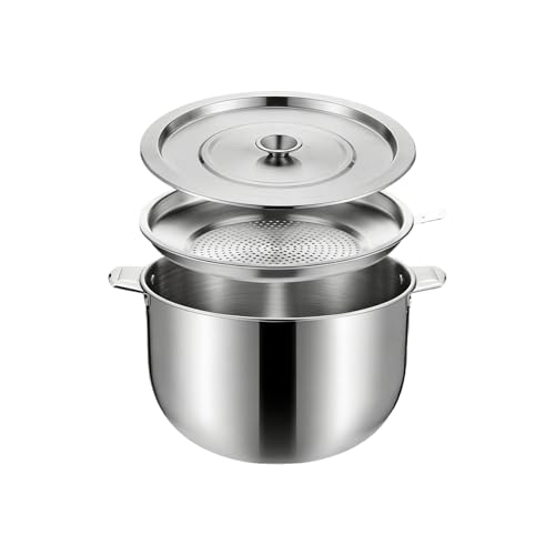 Recipiente de grasa inoxidable: evite goteos con su olla de 2 L 2