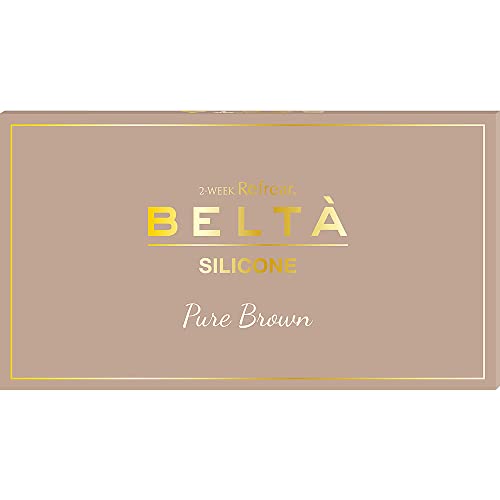 2-WEEK Refrear BELTA SILICONE 2ウィーク ベルタ シリコン 【カラー】ピュアブラウン 【PWR】-2.25 3枚入 1箱の商品画像（Amazon）
