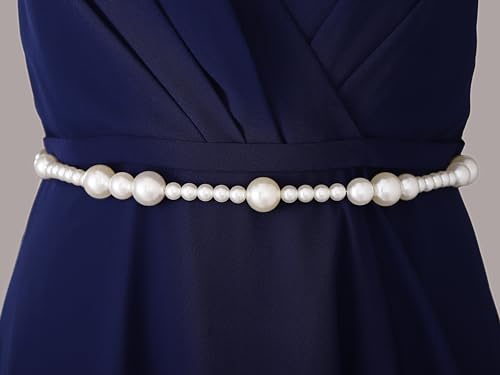 JEWEKY Boho Pearl Waist Belt Chain Summer Beach Beaded Belly Chains Body Accessories for Women3