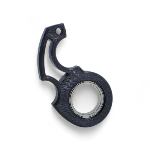 Image of Ninja Spinner Keychain | 3D Printed Fidget Toy | Pack of 1 | Smooth Spin Action | Stress Relief Gadget | Collectible for Ninja Fans | Gift for Boys & Men | Made in India