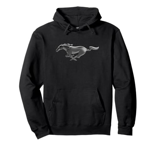 Ford Mustang Modern Pony Logo Pullover Hoodie