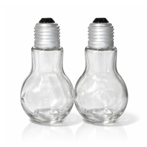 C.X.Y. 30 tarros de cristal con forma de bombillas, botellas, recipientes, bomboneras decorativas