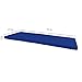 D&D Futon Furniture Trifold Foam Beds, Floor Tri-Fold Bed, Foldable Shikibuton Mattress Cushion Topper Mat for Space Saving Sleepover 3x27x75 in, Royal Blue