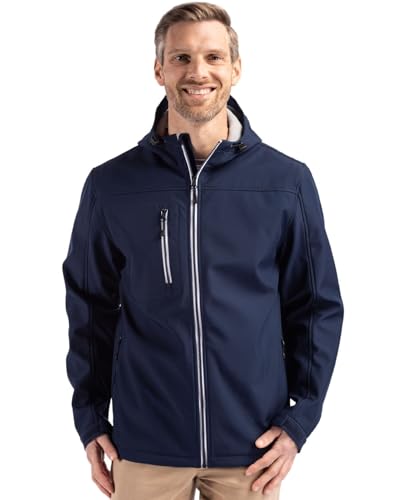 Veste à capuche zippée stretch homme bleu marine XL Telemark