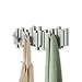 Produktbild Umbra Stäbchen Garderobenhaken  Moderne und Platzsparende Garderobenleiste mit 5 Beweglichen Haken für Jacken, Mäntel, Schals, Handtaschen und Mehr, Grau