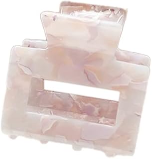 2 pinzas para el pelo para mujeres y niñas, pinzas de pelo de 5 cm, pinzas pequeñas para cabello mediano y fino, pinzas rectangulares antideslizantes, pinzas para el pelo para el día a día, color lila