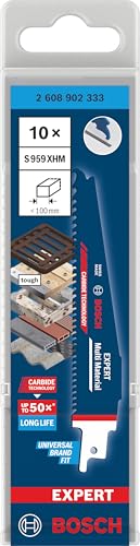 Lame scie sabre Bosch S959XHM pour couper sans effort la fonte et le bois