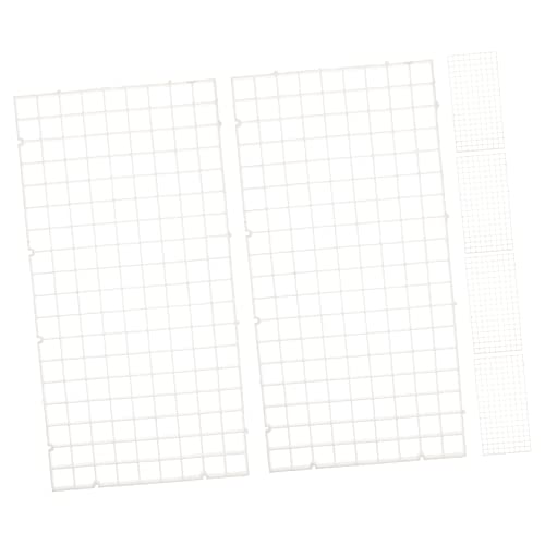 VANZACK 6個 水族館の仕切り 魚 水族館用フィッシュセパレーター ネット フィーダ 水族館の装飾 フィルター 水槽仕切り板 水族館用品 水槽 板 メッシュディバイダー ポリエチレン 白い