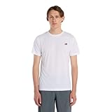 [ニューバランス] メンズ スポーツリニアTシャツ (MT61R5TE) 半袖Tシャツ/吸水速乾 メンズ WT(ホワイト)