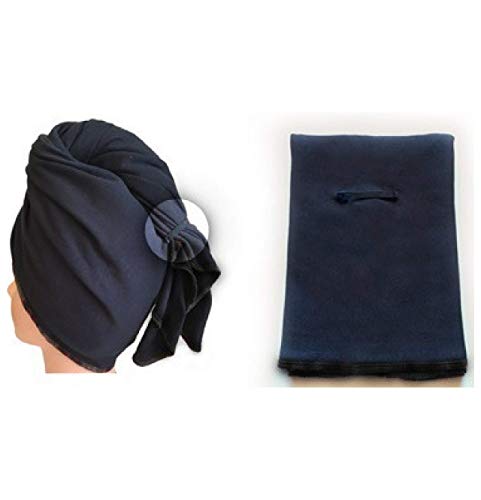 Hair Repear Anti Frizz Premium Cotton Hair Towel Enhances Healthy Natural Hair - Plop Wrap Scrunch Curly Wavy Or Straight Hair -Extra Long Thick Hair #TOP3