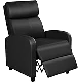 poltrona eames lounge chair Aspetto grazioso: Corpo curvo, colore solido, un elegante divano a 1 posto in similpelle. È un poltrona reclinabile elegante che aggiunge semplicità e un tocco di classe ai vostri interni