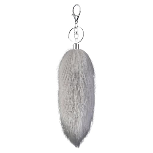 Plush 16cm Tail Key Ring Fashionable Bag Accessory Backpack Decoration
