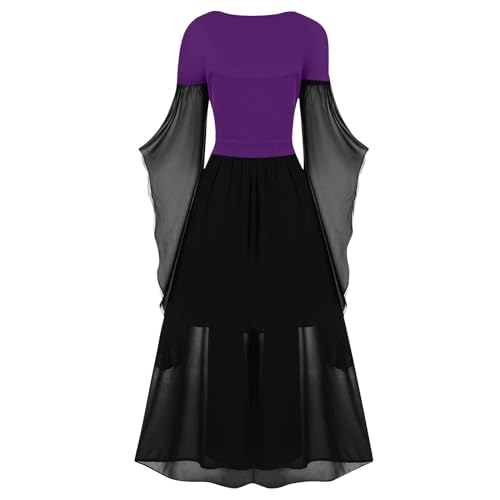 OIOLOYJM Witch Costume Women Sexy Plus Size Renaissance Vampire Gothic Halloween Costumes Woman 2025 Clothes Dresses