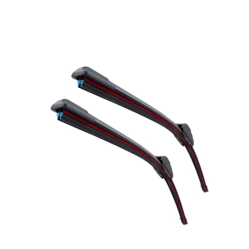 Pare-brise Megane 2 sans traces : Bras et balais d'essuie-glace double caoutchouc