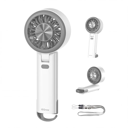 iEGrow Ventilador de mano blanco
