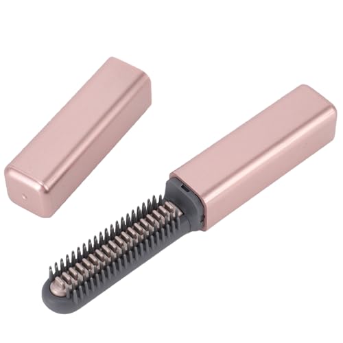 Plancha de pelo mini inalámbrica recargable BRRNOO rosa dorado miniatura 4